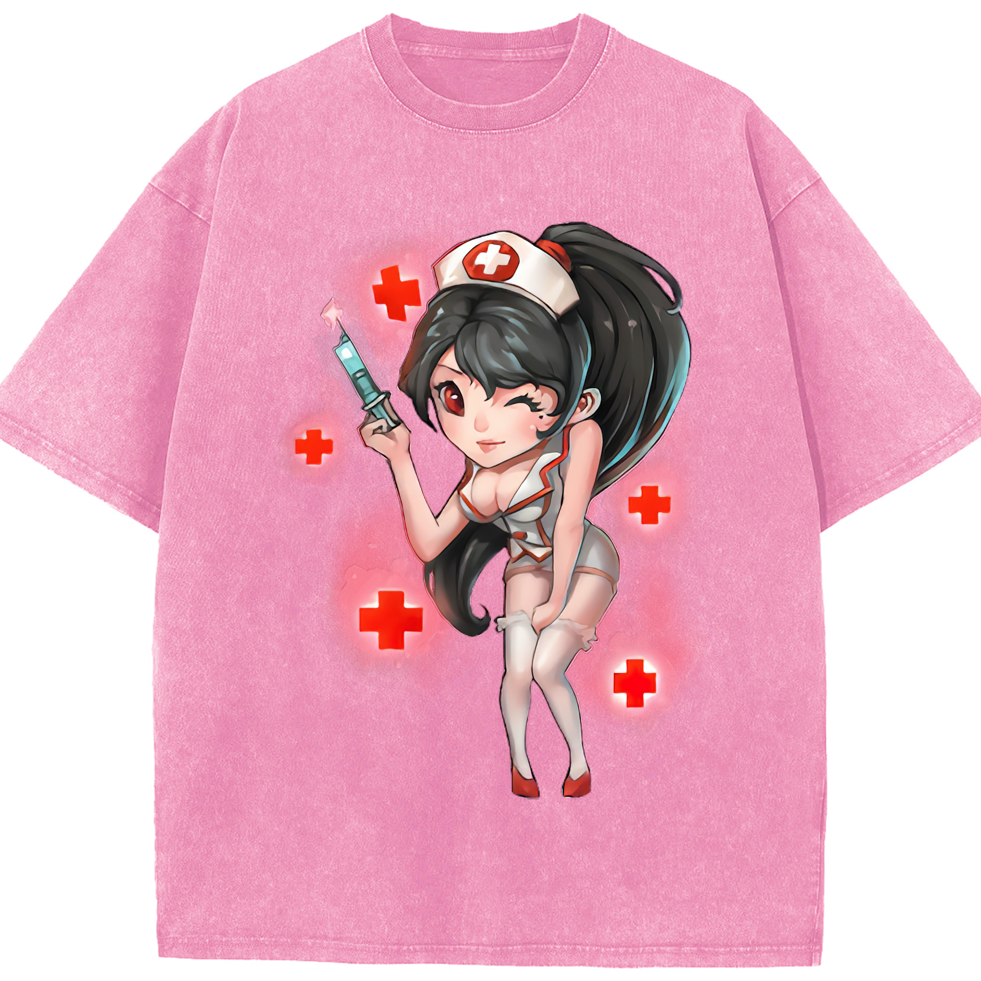 リーグ・オブ・レジェンド League of Legends LOL 綿100% ヴィンテージ風 半袖Tシャツ（フロントプリント）